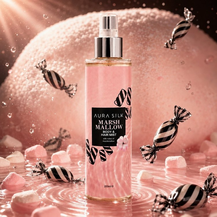 AuraSilk Body & Hair Mist Marshmallow 200ml