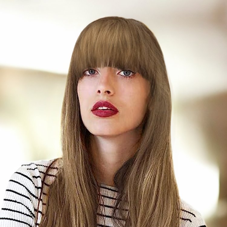 Φράντζα Φυσική με Αφέλειες Ξανθό