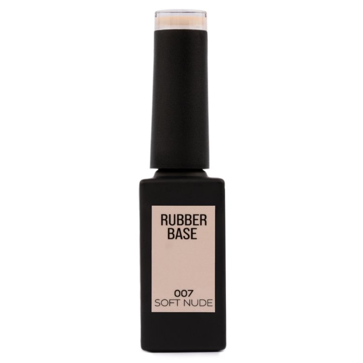 Ημιμόνιμο Βερνίκι Rubber Base Soft Nude No 007 Μπεζ 10ml