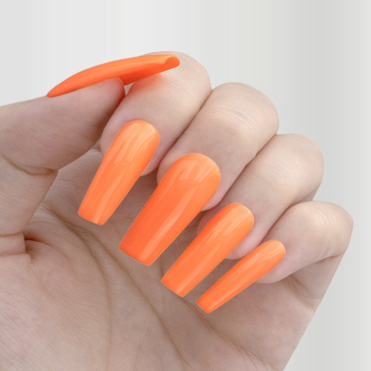 Gel Nail Polish No 012 Carrot Neon Orange 10ml - Christian Artesio