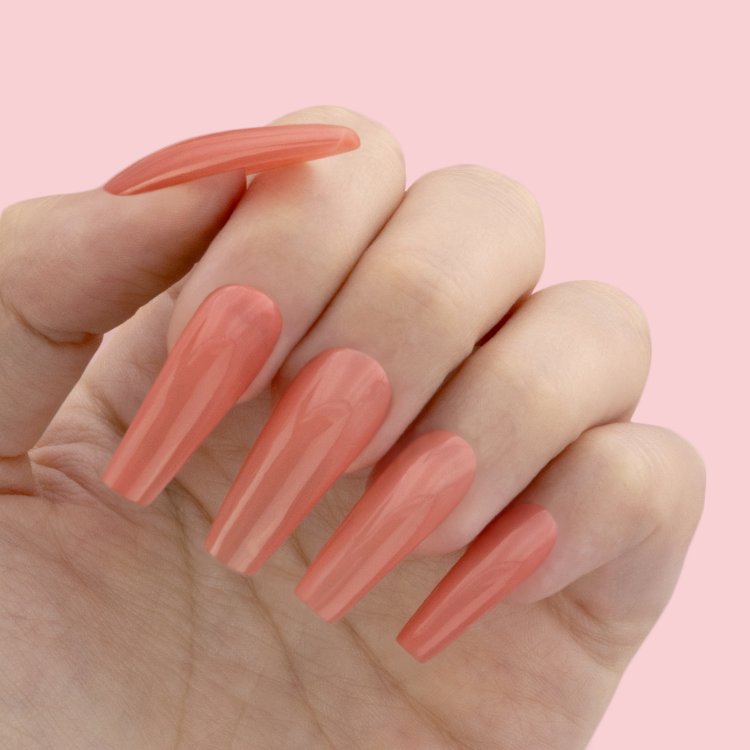 Ημιμόνιμο Βερνίκι Rubber Base Peach No 013 Ροζ 10ml