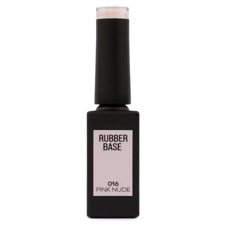 Ημιμόνιμο Βερνίκι Rubber Base Pink Nude No 016 Ροζ/Nude 10ml