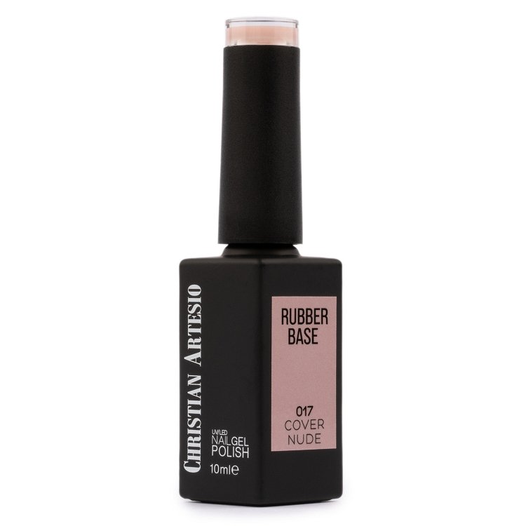 Ημιμόνιμο Βερνίκι Rubber Base Cover Nude No 017 Cover/Nude 10ml