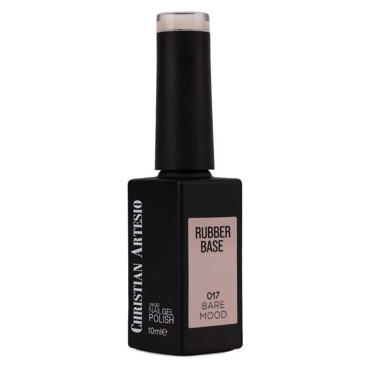 Ημιμόνιμο Βερνίκι Rubber Base Bare Mood No 017 Nude Μπεζ 10ml