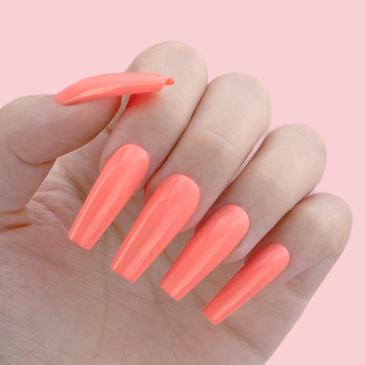 Gel Nail Polish No 019 Peach Echo Neon Pink 10ml - Christian Artesio