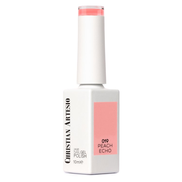 Ημιμόνιμο Βερνίκι Νυχιών Νο 019 Peach Echo Neon Ροζ 10ml - Christian Artesio
