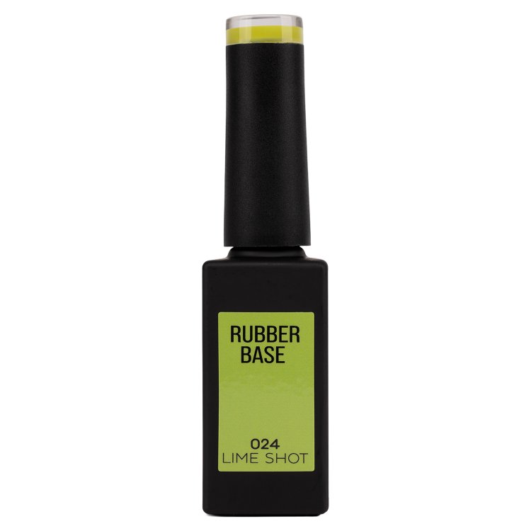 Ημιμόνιμο Βερνίκι Rubber Base Lime Shot No 024 Λαχανί 10ml