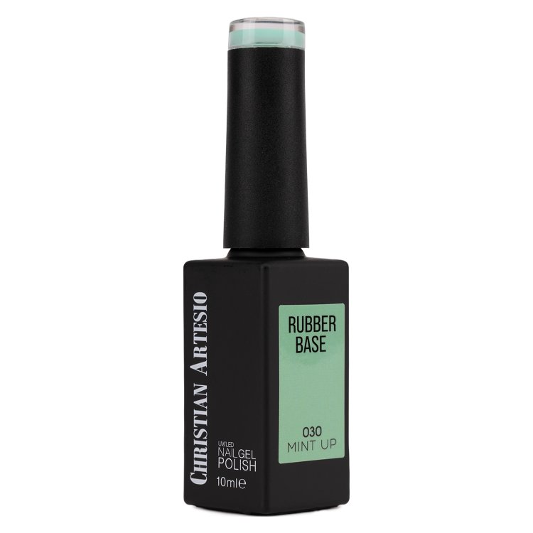 Ημιμόνιμο Βερνίκι Rubber Base Mint Up No 030 Μέντα 10ml