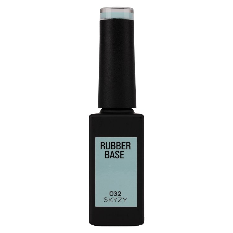 Ημιμόνιμο Βερνίκι Rubber Base Skyzy No 032 Παστέλ Μέντα 10ml