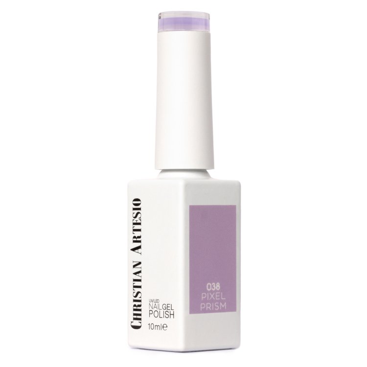 Ημιμόνιμο Βερνίκι Νυχιών Νο 038  Pixel Prism Ανοιχτό Λιλά 10ml - Christian Artesio