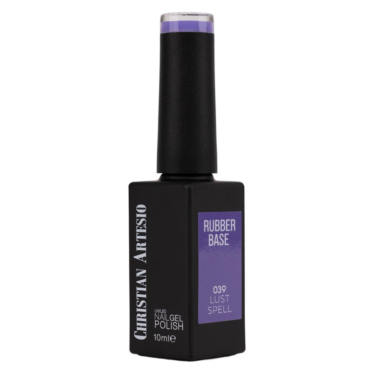 Ημιμόνιμο Βερνίκι Rubber Base Lust Spell No 039 Μωβ 10ml