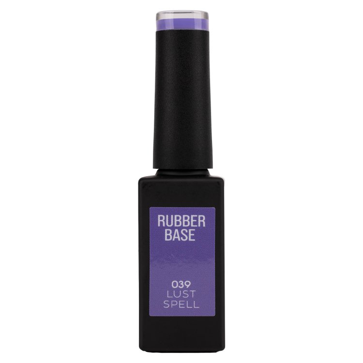 Ημιμόνιμο Βερνίκι Rubber Base Lust Spell No 039 Μωβ 10ml