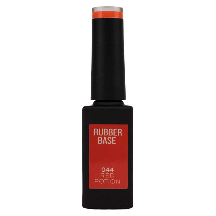 Ημιμόνιμο Βερνίκι Rubber Base Red Potion No 044 Κοραλί 10ml