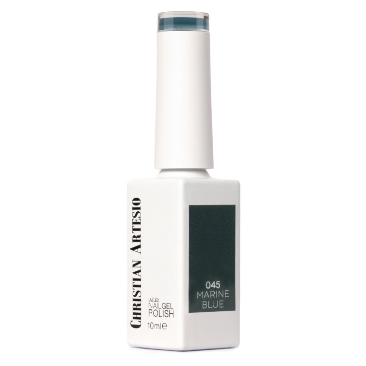 Ημιμόνιμο Βερνίκι Νυχιών No 045 Marine Blue Πετρόλ 10ml - Christian Artesio