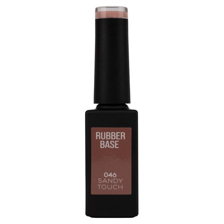 Ημιμόνιμο Βερνίκι Rubber Base Sandy Touch No 046 Nude 10ml