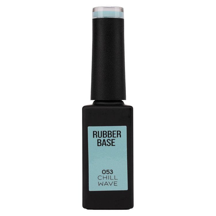 Ημιμόνιμο Βερνίκι Rubber Base Chill Wave No 053 Παστέλ Μέντα 10ml