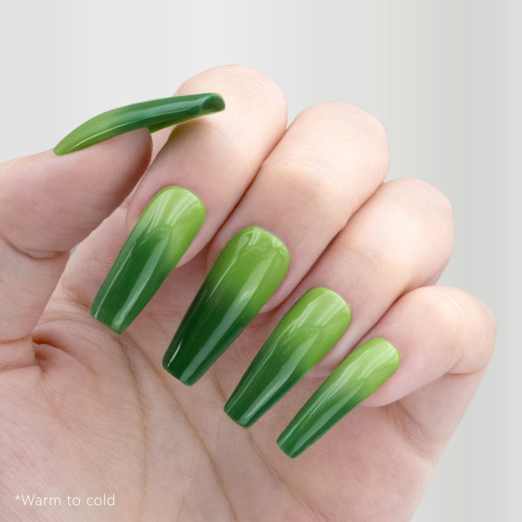 Ημιμόνιμο Βερνίκι Νυχιών Θερμικό Νο 055 Πράσινο Σκούρο/Ανοιχτό 10ml - Christian Artesio