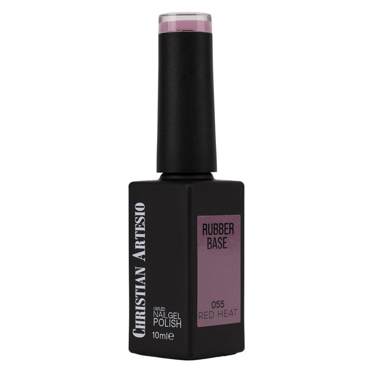 Ημιμόνιμο Rubber Base Burgundy Nights – Σετ 5 τμχ + Δώρο Top No Wipe