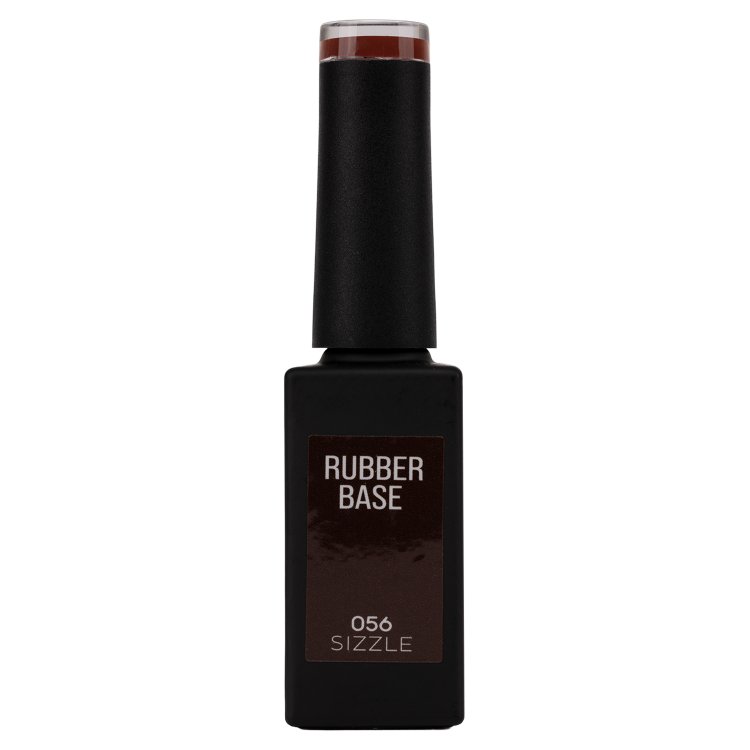 Ημιμόνιμο Βερνίκι Rubber Base Sizzle No 056 Καφέ 10ml
