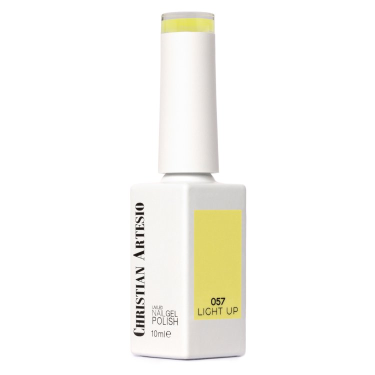 Ημιμόνιμο Βερνίκι Νυχιών Νο 057 Light Up Νέον Κίτρινο 10ml - Christian Artesio