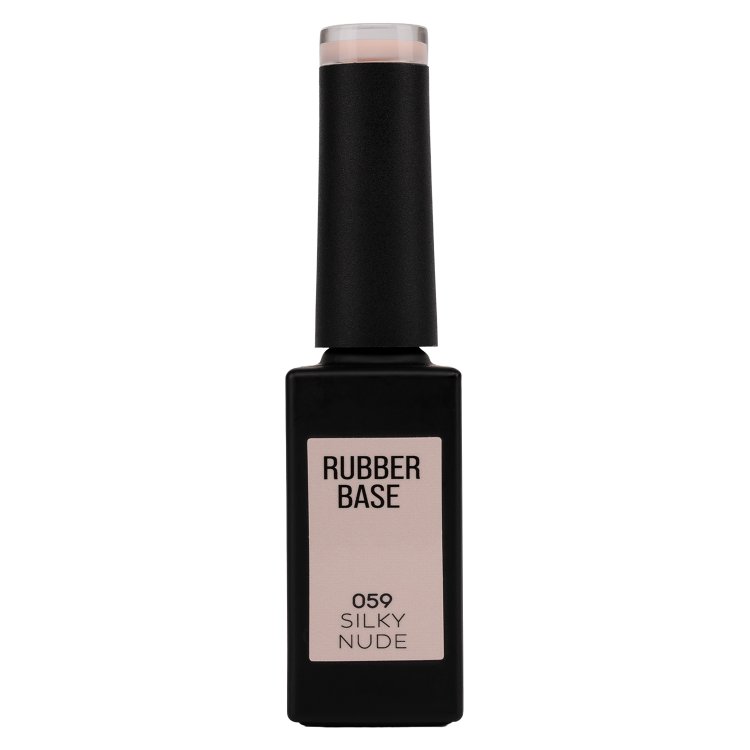 Ημιμόνιμο Βερνίκι Rubber Base Silky Nude No 059 10ml
