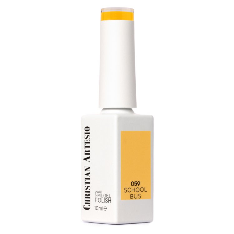 Ημιμόνιμο Βερνίκι Νυχιών No 059 School Bus Κίτρινο 10ml - Christian Artesio