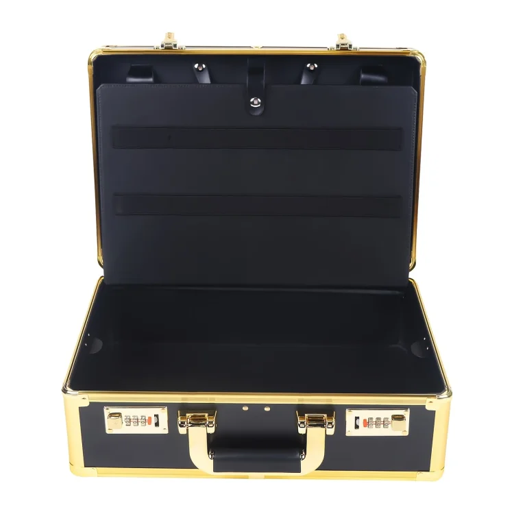 Επαγγελματική Βαλίτσα Αλουμινίου Barber Κομμωτικής Μαύρο-Χρυσό