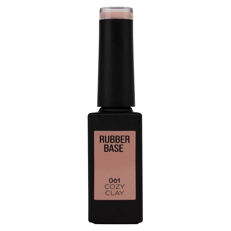 Ημιμόνιμο Βερνίκι Rubber Base Cozy Clay No 061 Nude 10ml