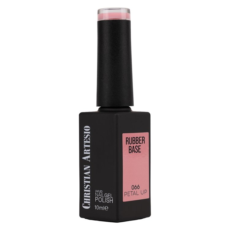 Ημιμόνιμο Βερνίκι Rubber Base Petal Up No 066 Ροζ 10ml