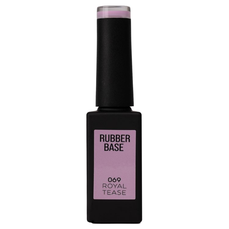 Ημιμόνιμο Βερνίκι Rubber Base Royal Tease No 069 Ροζ 10ml