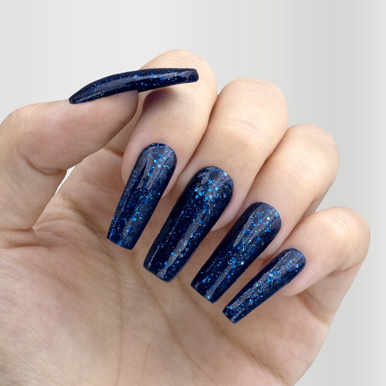 Ημιμόνιμο Βερνίκι Νυχιών Νο 088 Μπλε Glitter Παγιέτα 10ml - Christian Artesio