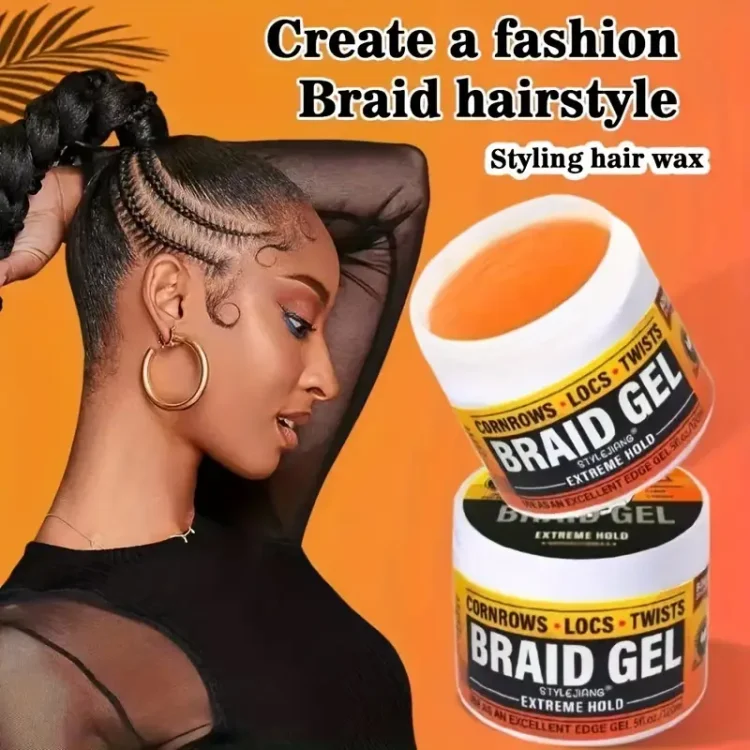 Braid Gel για Ράστα και Πλεξούδες Μαλλιών – Ισχυρό Κράτημα & Styling 120ml