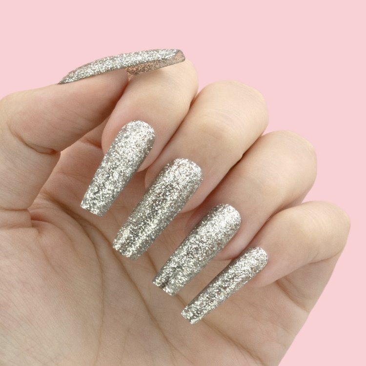 Ημιμόνιμο Βερνίκι Νυχιών Νο 096 Ασημί Glitter Παγιέτα 10ml - Christian Artesio