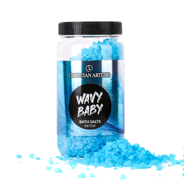 Άλατα Μπάνιου & Πεντικιούρ CHRISTIAN ARTESIO Wavy Baby– Blue Ocean 1kg