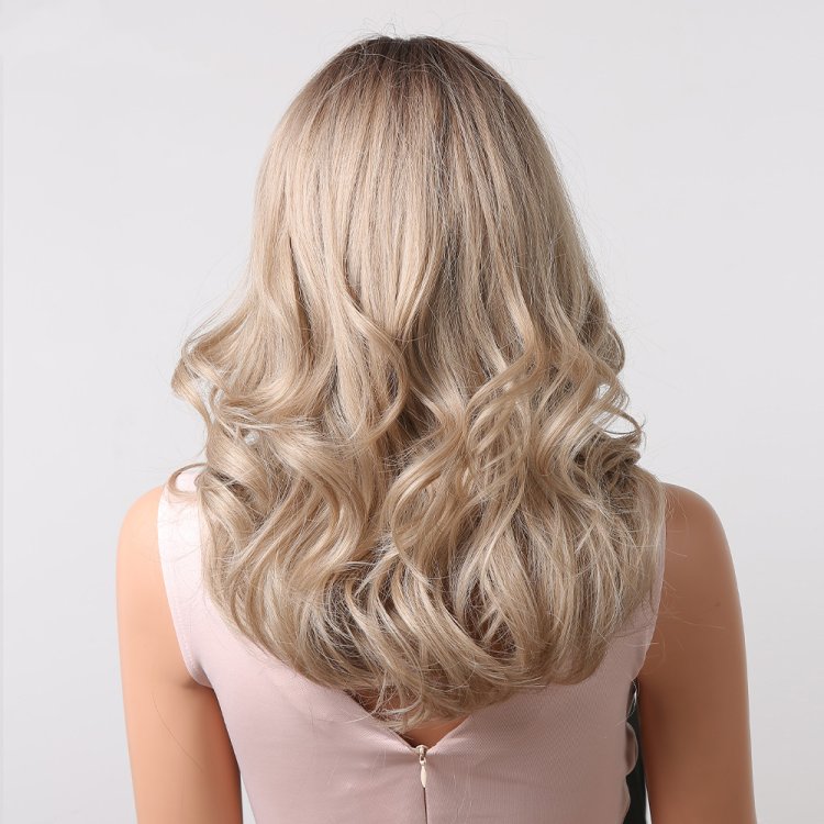 Περούκα Συνθετική Ξανθιά Μακριά Κυματιστή
