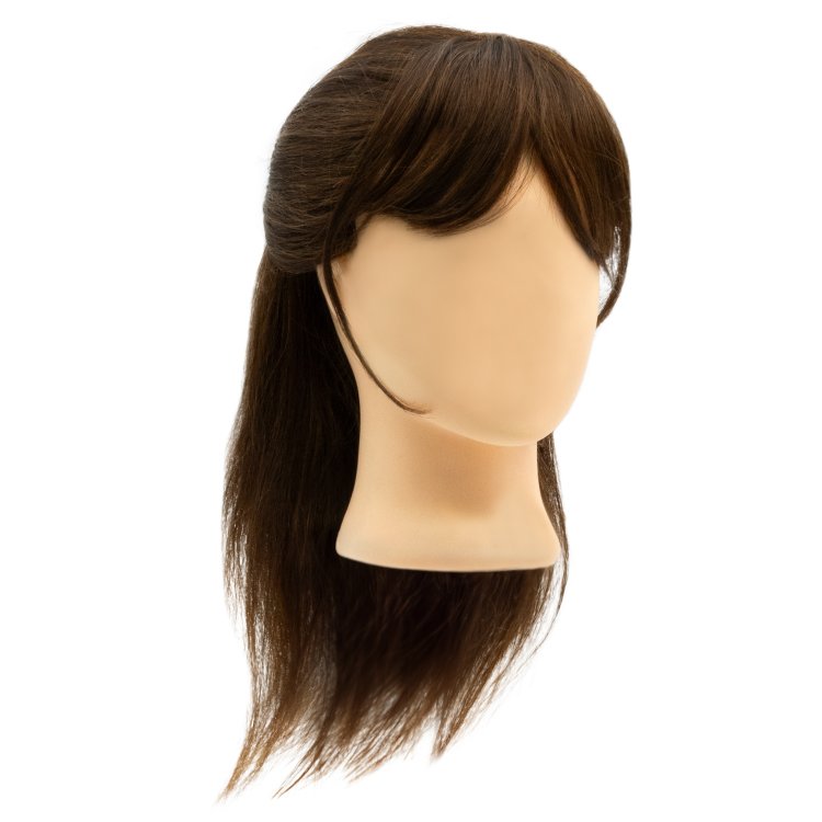 Φράντζα Φυσική με Αφέλειες Καστανό