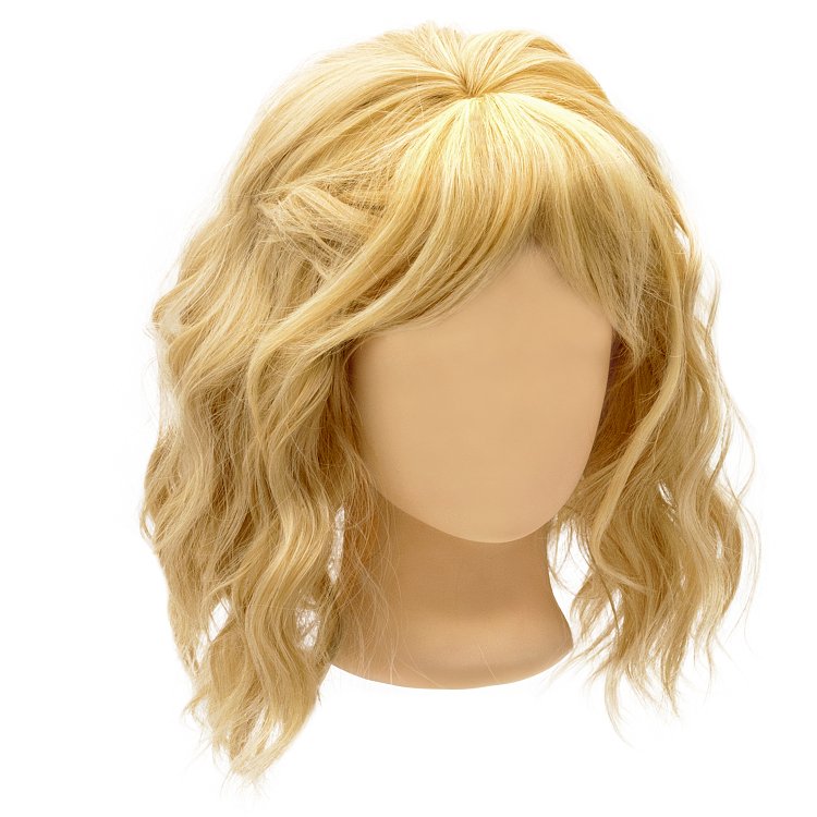 Fransen mit Naiveten Haar Hellblond