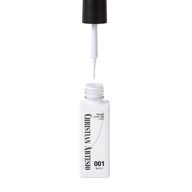 Nail Gel Polish Liner No 001 White 8ml
