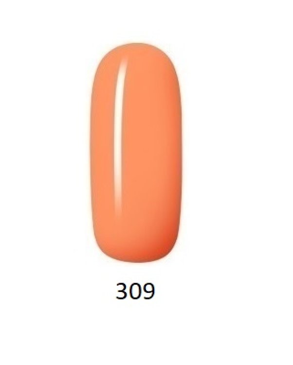 Ημιμόνιμο Βερνίκι Νυχιών Vitamin C Νο 309 Νεον Πορτοκαλί 10ml