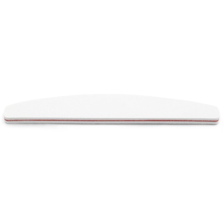 Λίμα Νυχιών Λευκό Μισοφέγγαρο 80/180