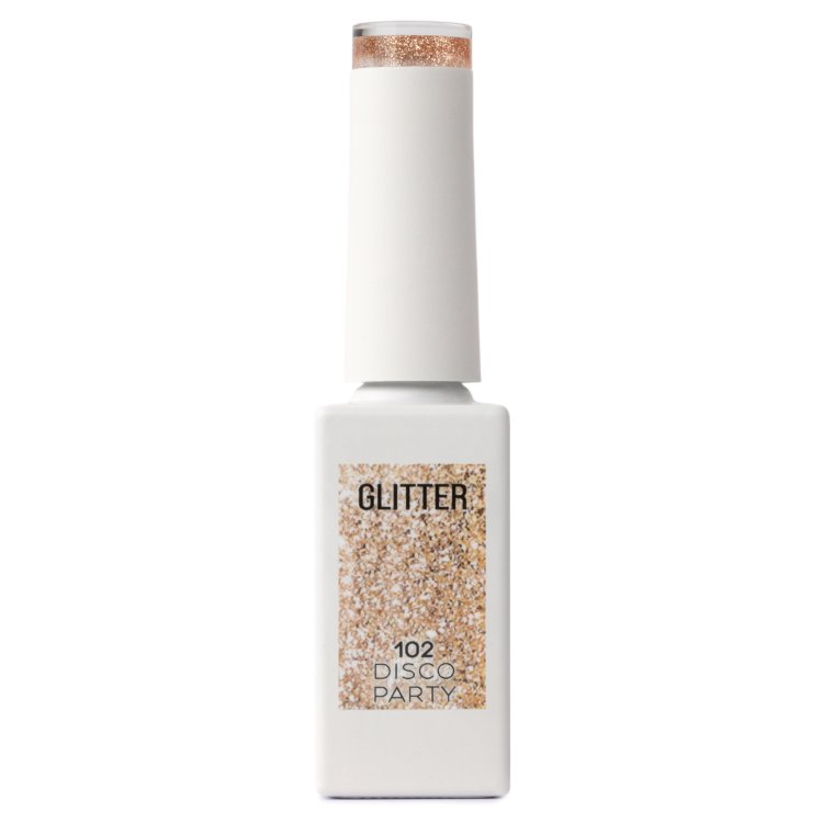 Ημιμόνιμο Βερνίκι Νυχιών Νο 102 Ροζ Χρυσό Glitter 10ml – Christian Artesio