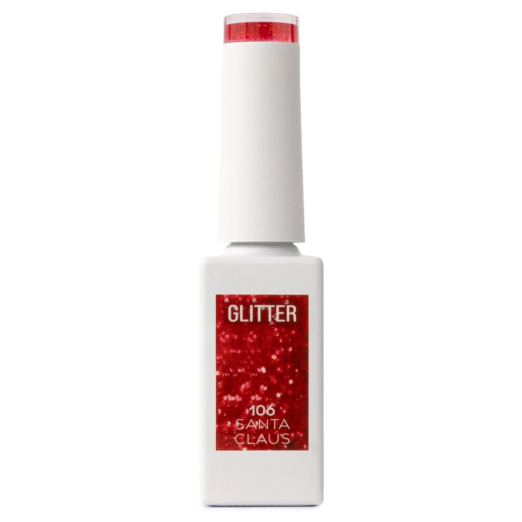 Gel Nail Polish No 106 Red Glitter 10ml – Christian Artesio
