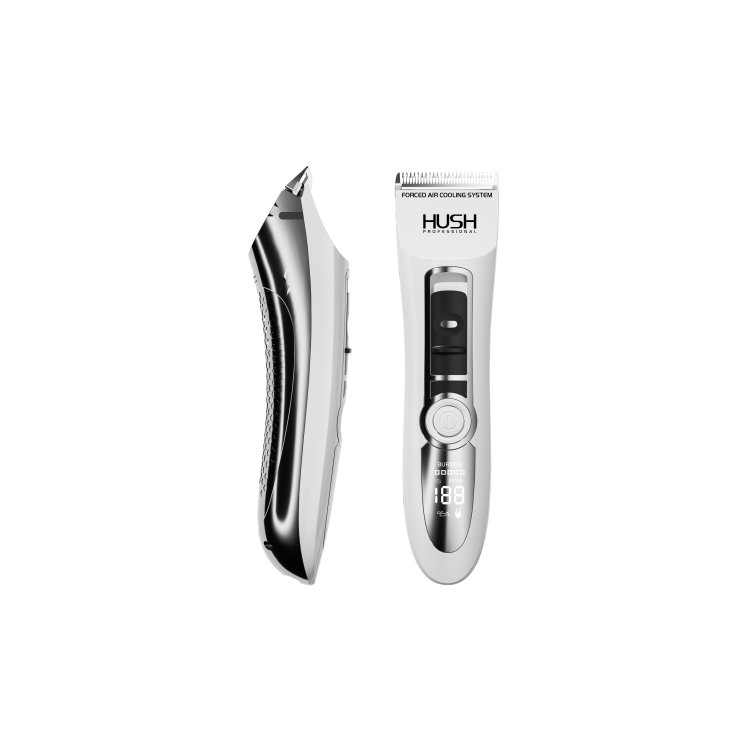 Επαγγελματική Μηχανή Κουρέματος HUSH 1060-EXT με Λεπίδα Τιτανίου 45mm και 5 Ταχύτητες Μοτέρ