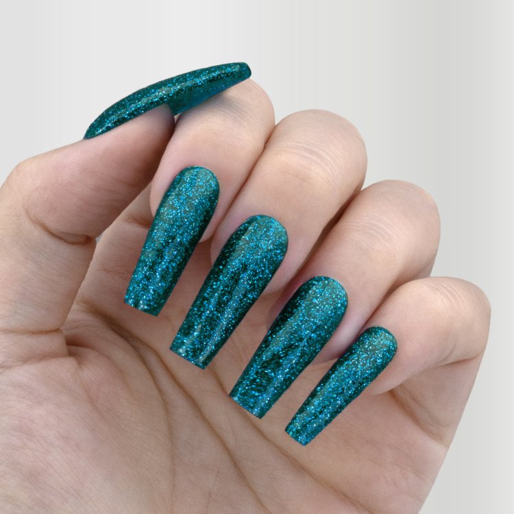 Ημιμόνιμο Βερνίκι Νυχιών Full Moon Party Νο 109 Μπλε Glitter 10ml