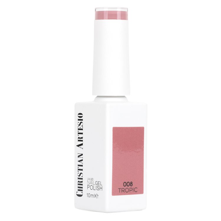 Ημιμόνιμο Βερνίκι Νυχιών Νο 008 Tropic Ροζ 10ml - Christian Artesio