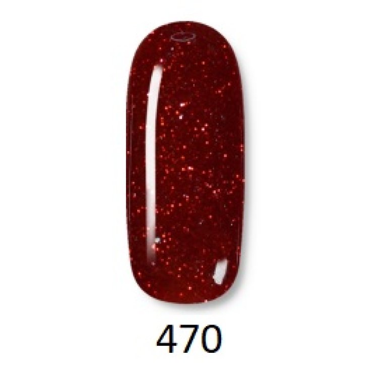 Ημιμόνιμο Βερνίκι Νυχιών Brave Red Νο 470 Κοκκινο Glitter 10ml
