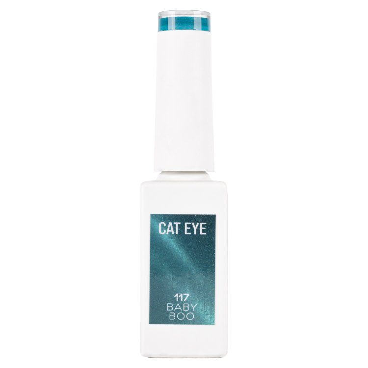 Ημιμόνιμο Βερνίκι Νυχιών Baby Boo Νο 117 Τιρκουάζ Velvet Cat Eye 10ml