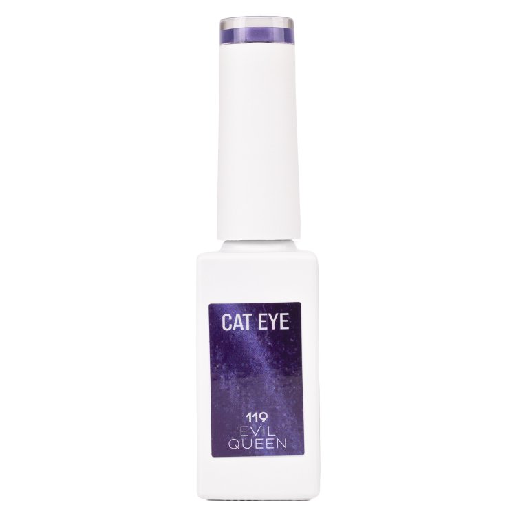 Ημιμόνιμο Βερνίκι Νυχιών Evil Queen Νο 119 Μωβ Velvet Cat Eye 10ml