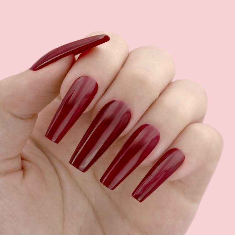 Ημιμόνιμο Βερνίκι Νυχιών Barn Red Νο 122 Βυσσινί 10ml