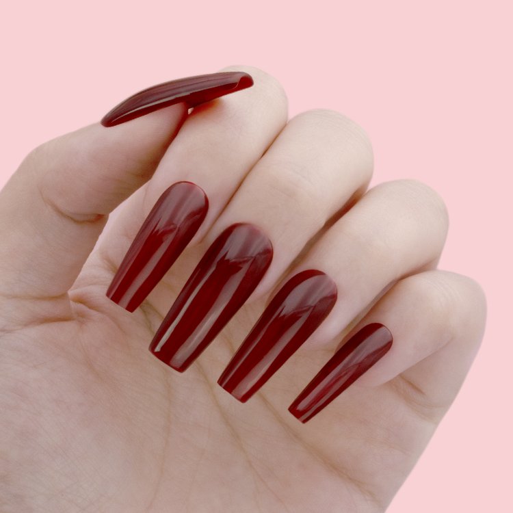 Ημιμόνιμο Βερνίκι Νυχιών Maroon Red Νο 123 Μπορντό 10ml